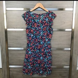 CHARLOTTE RUSSE SHEER FLORAL DRESS